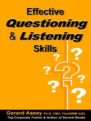 cover image of Effective Questioning & Listening Skills